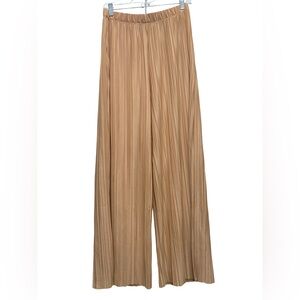 Made By Johnny Gold pleated palazzo pants